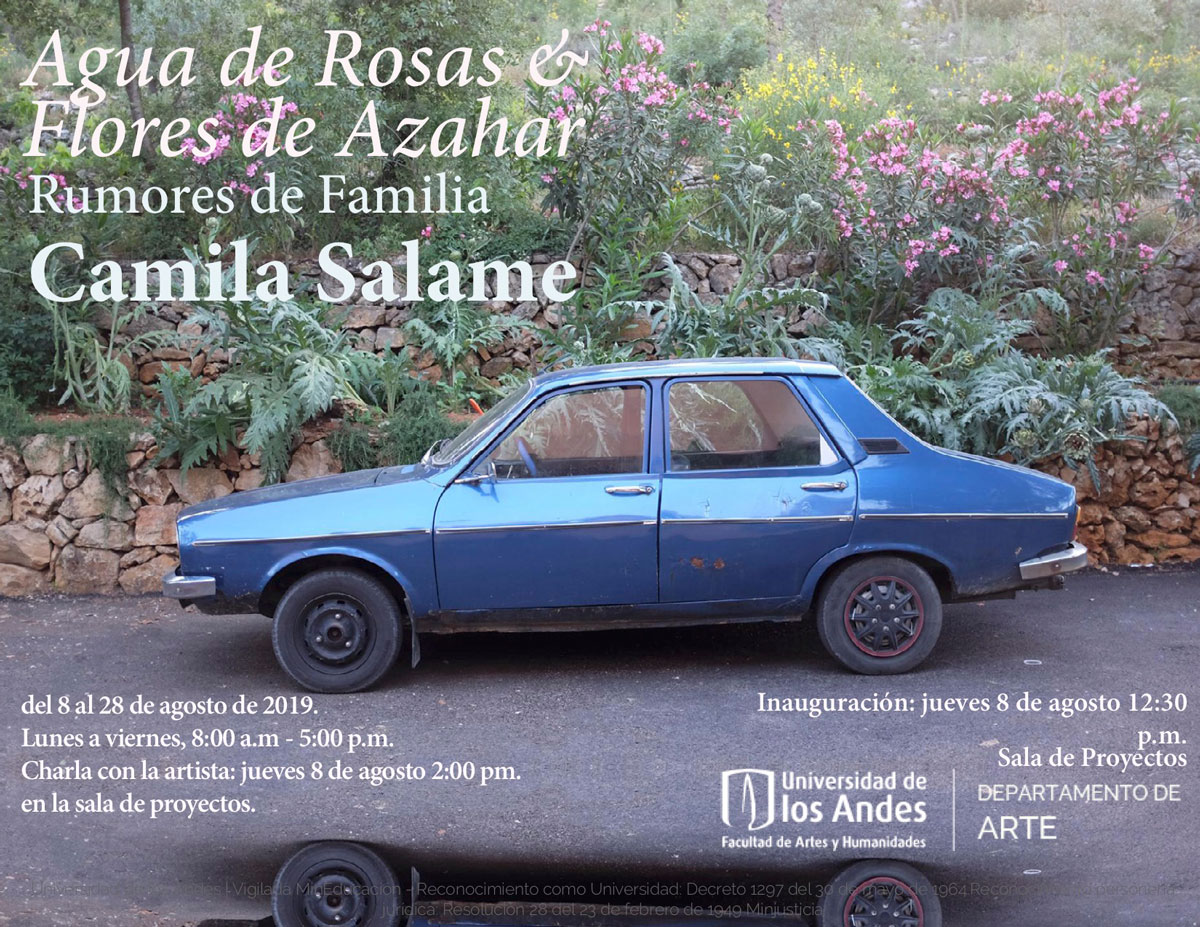 Exposición Agua de rosas & flores de azahar de Camila Salame