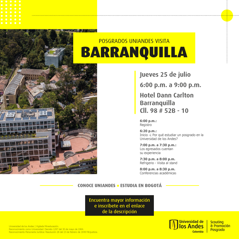 Posgrados Uniandes visita Barranquilla
