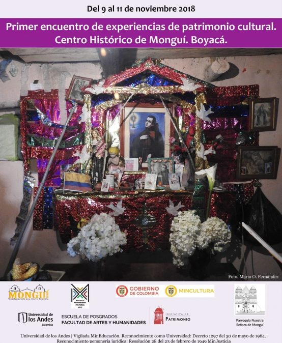 Primer encuentro de experiencias de patrimonio cultural. Centro Histórico de Monguí, Boyacá