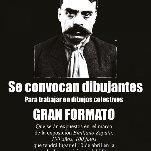 Dibujatón Emiliano Zapata, 100 años, 100 fotos