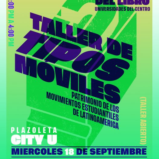 Taller de tipos móviles con María Margarita Jiménez