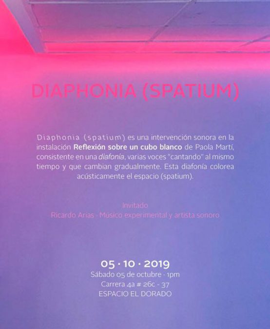 Diaphonia (Spatium): Intervención sonora