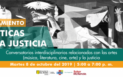 Lanzamiento del Ciclo de Conversatorios “Estéticas de la Justicia” con Piedad Bonett