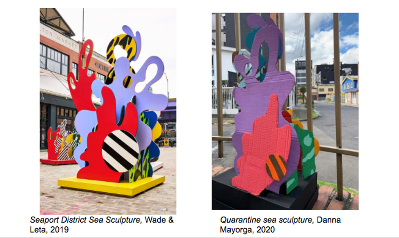 Quarantine sea sculpture – Danna Mayorga