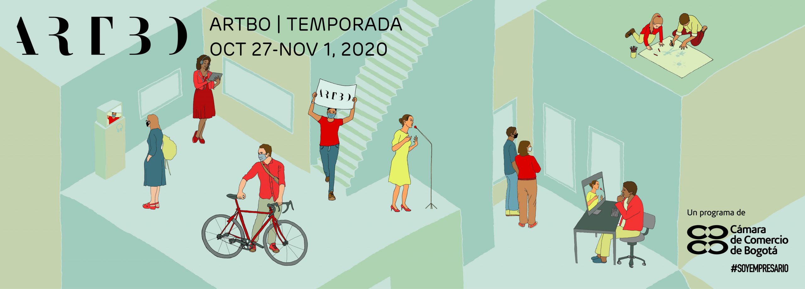 Conozca a los artistas uniandinos que participan en Artecámara de Artbo 2020