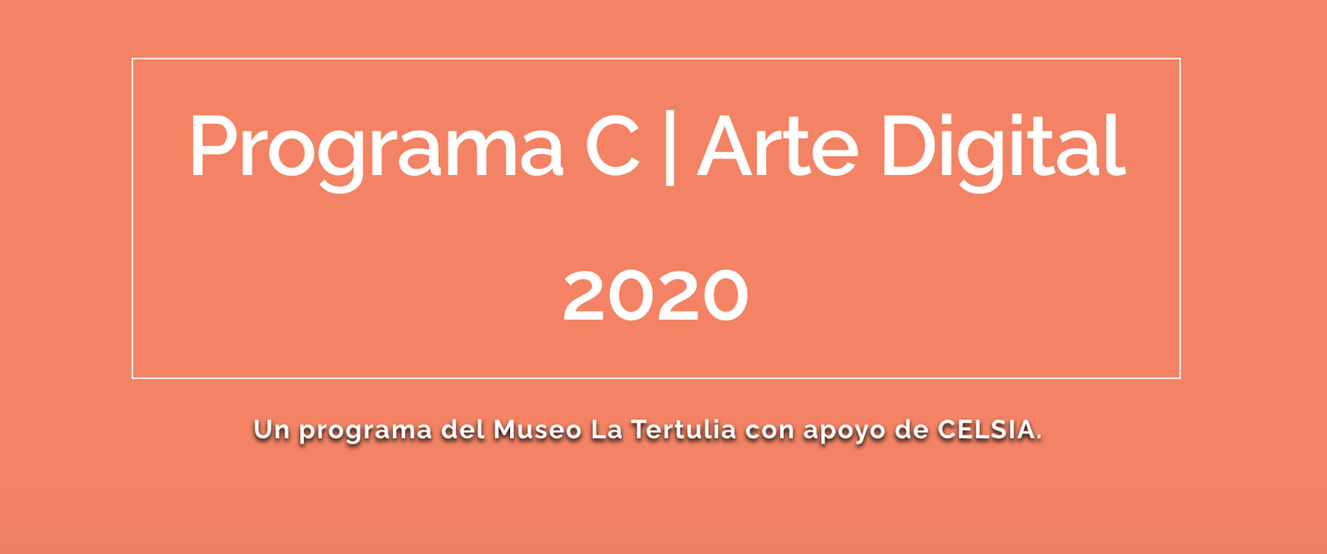 Programa C – ARTE DIGITAL – 2020