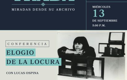 Elogio de la locura, conferencia de Lucas Ospina en la exposición Marta Traba 4 veces