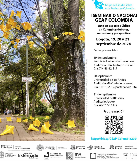 I Seminario nacional GEAP Colombia: Arte en espacio público en Colombia: debates, narrativas y perspectivas