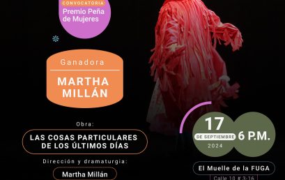 Martha Millán en el Premio Peña de Mujeres