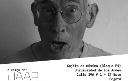 Charla/Taller de Poesía Sonora con JAAP BLONK