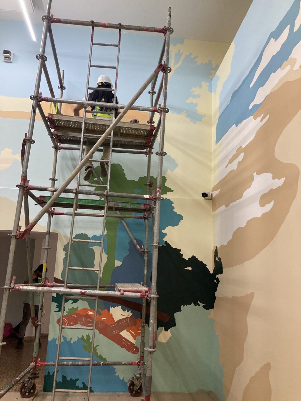 Línea: Educación y trabajo con comunidades 
Profesora: Gabriela Pinilla.

El curso es un espacio de creación y pensamiento en torno a la producción de pinturas de gran formato en el espacio público.
