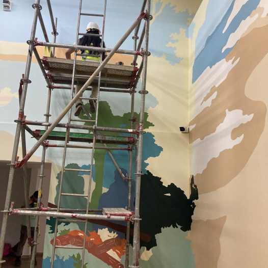 Pintura mural y creación colectiva