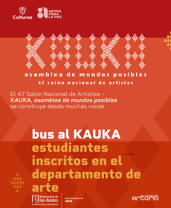 Invitación a participar en el 47 Salón Nacional de Artistas: KAUKA