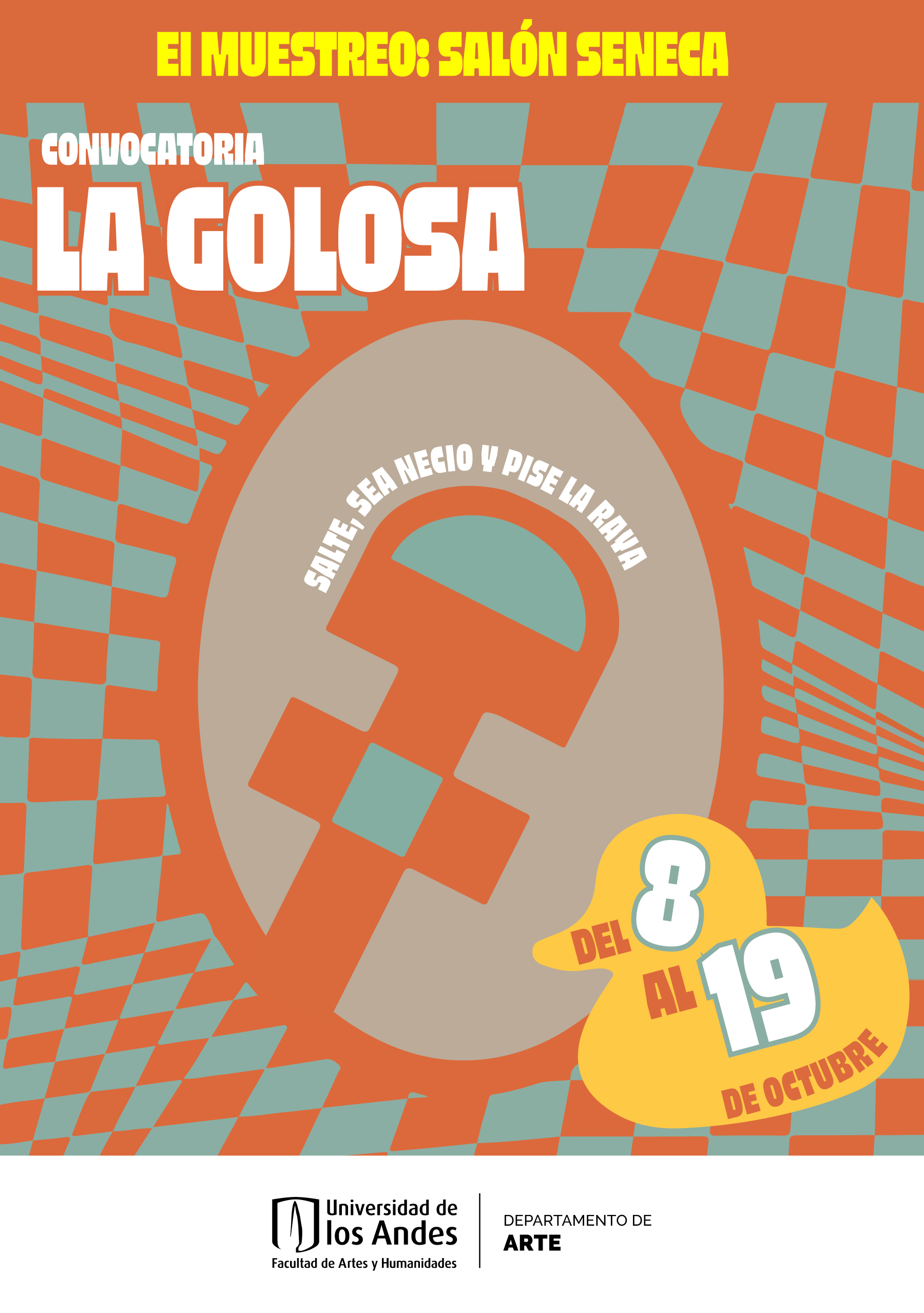 Convocatoria: premio salón séneca – La golosa: salte y pise la raya Convocatoria: premio salón séneca – La golosa: salte y pise la raya